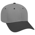 thumbnail image 1 of OTTO 6 Panel Low Profile Superior Cotton Twill Cap - Blk/Ch.Gry/Ch.Gry, 1 of 2