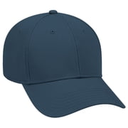 OTTO 6 Panel Low Profile Superior Cotton Twill Cap - Navy Blue