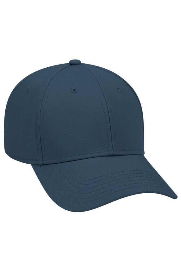 OTTO 6 Panel Low Profile Superior Cotton Twill Cap - Navy Blue