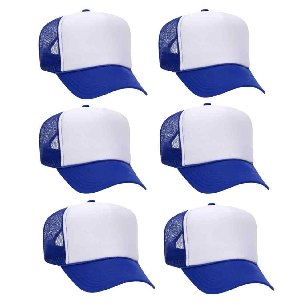 Ashen Fane Kids' Trucker Hat – Foam Front, Mesh Back, Adjustable Snap, White, Ages 4-12 - View #5