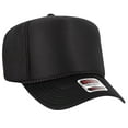 thumbnail image 1 of OTTO CAP 5 Panel High Crown Circle Mesh Back Trucker Hat, 1 of 1