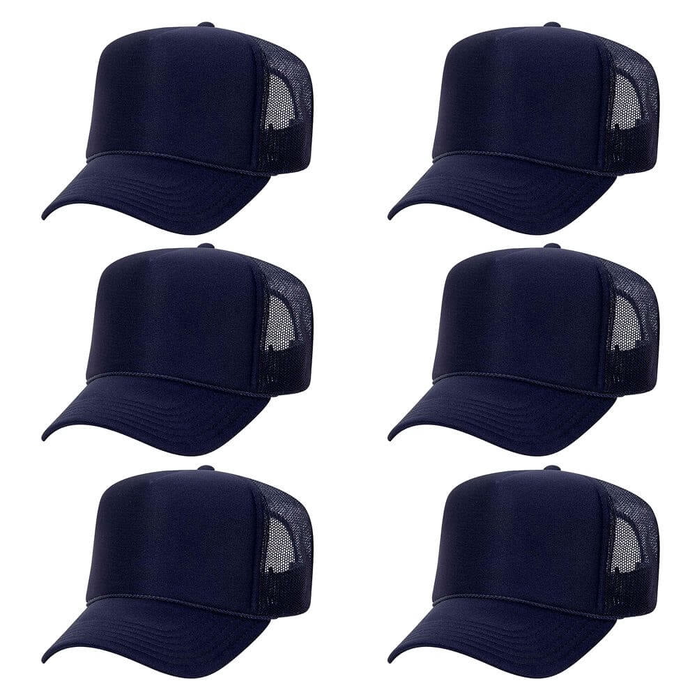 Otto black/blue skeleton hang loose Shaka graphic mesh trucker Snapback hat NWOT OTTO Cap 141-1070 - OTTO Snap Superior Cotton Round Flat  main image 4