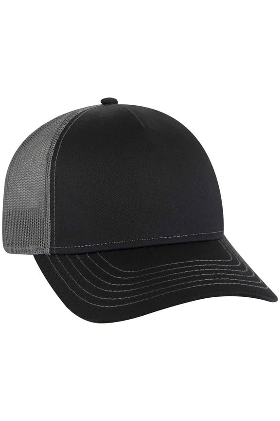5 Panel Low Profile Mesh Back Trucker Hat