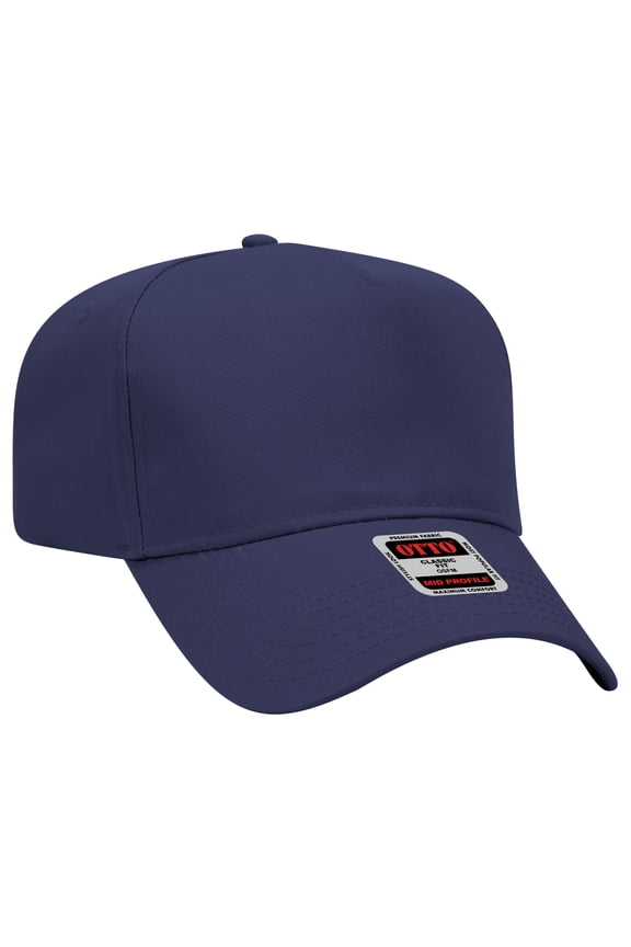 5 Panel Mid Profile Baseball Cap