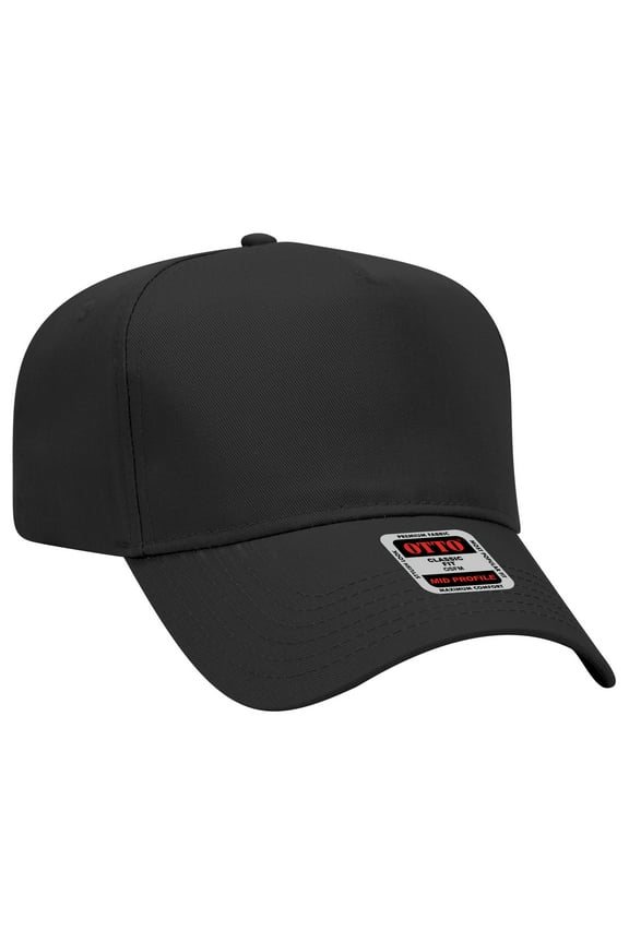 5 Panel Mid Profile Baseball Cap