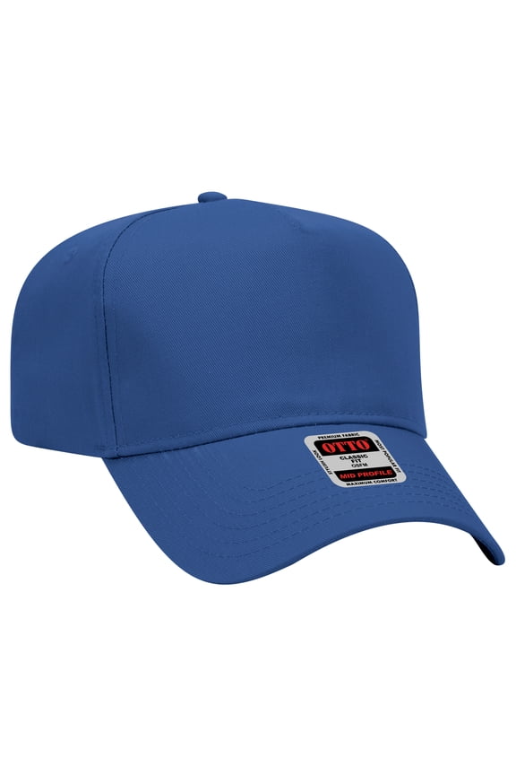 5 Panel Mid Profile Baseball Cap