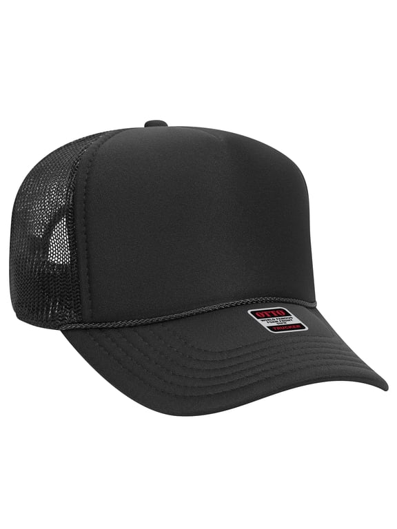 CAP 5 Panel Mid Profile Mesh Back Trucker Hat for Adult
