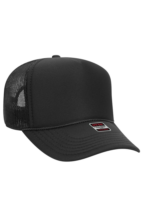 5 Panel Mid Profile Mesh Back Trucker Hat for Adult