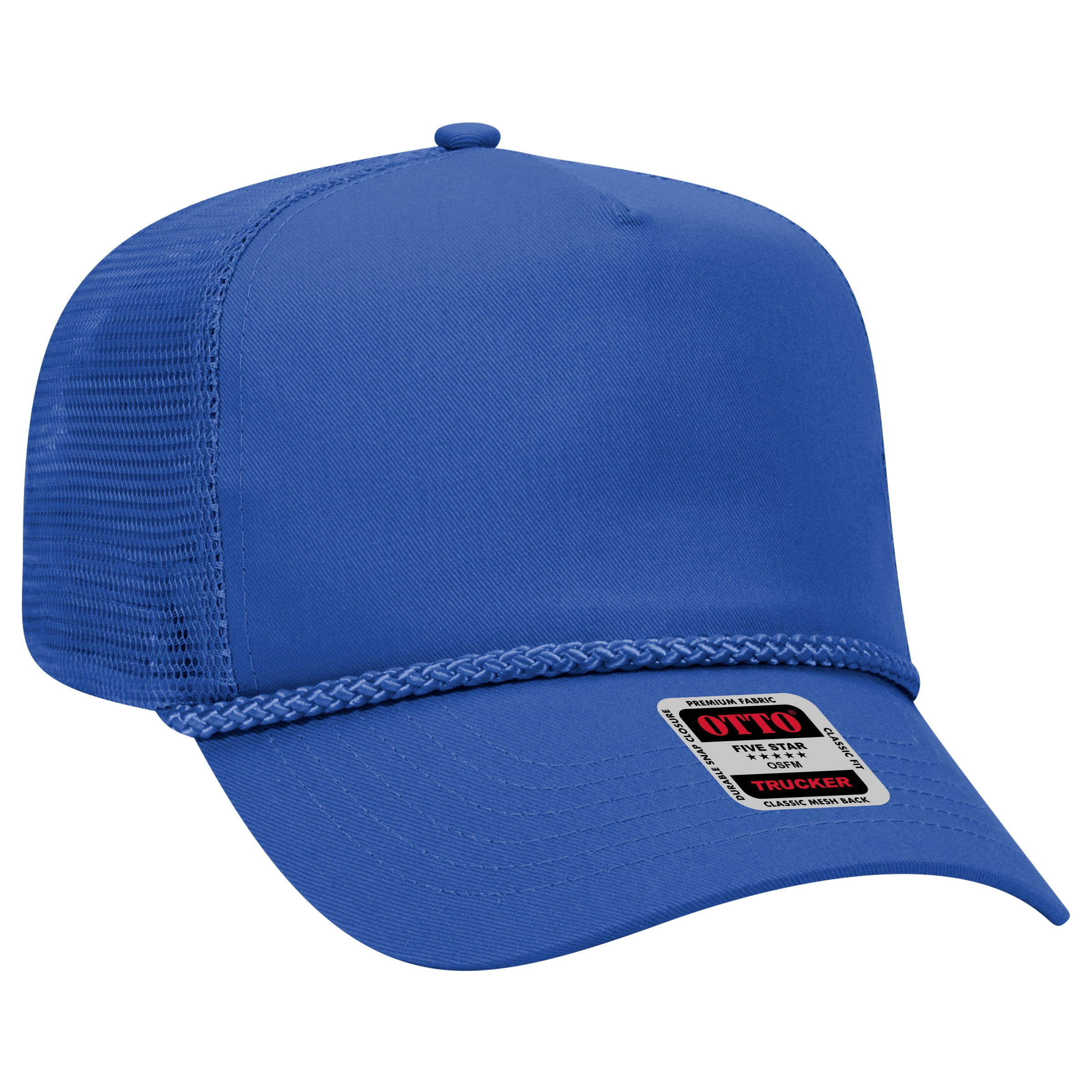 OTTO CAP 5 Panel Mid Profile Mesh Back Trucker Hat - Walmart.com