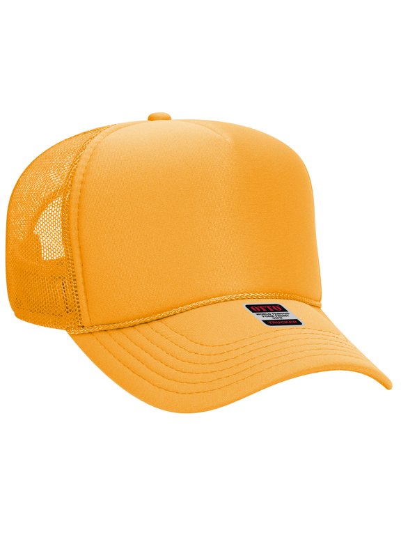 5 Panel Mid Profile Mesh Back Trucker Hat