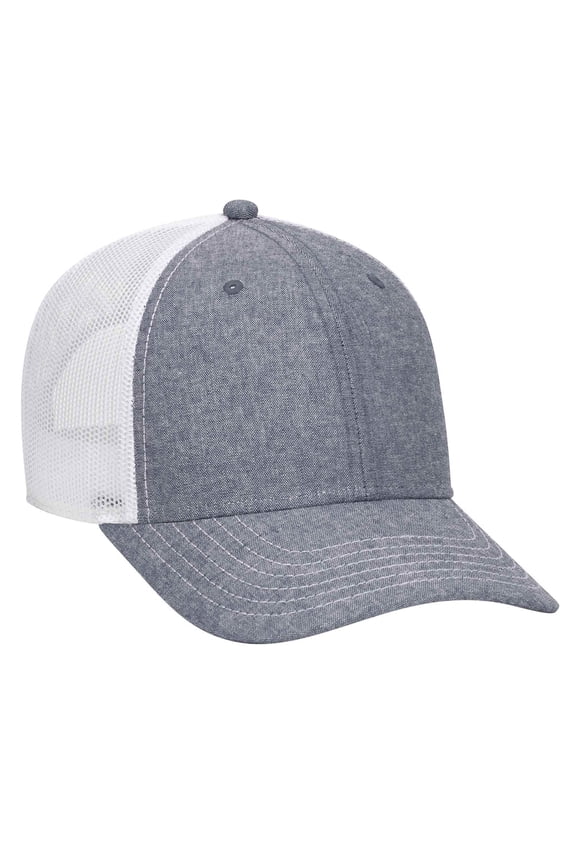 6 Panel Low Profile Mesh Back Trucker Hat