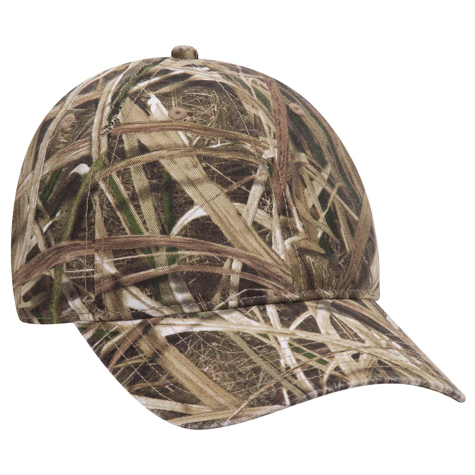 OTTO CAP Mossy Oak Camouflage Garment Washed Superior Cotton Twill 6 Panel Low Profile Baseball Cap