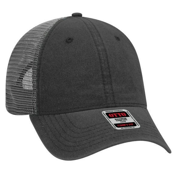 OTTO CAP OTTO COMFY FIT 6 Panel Low Profile Mesh Back Trucker Hat