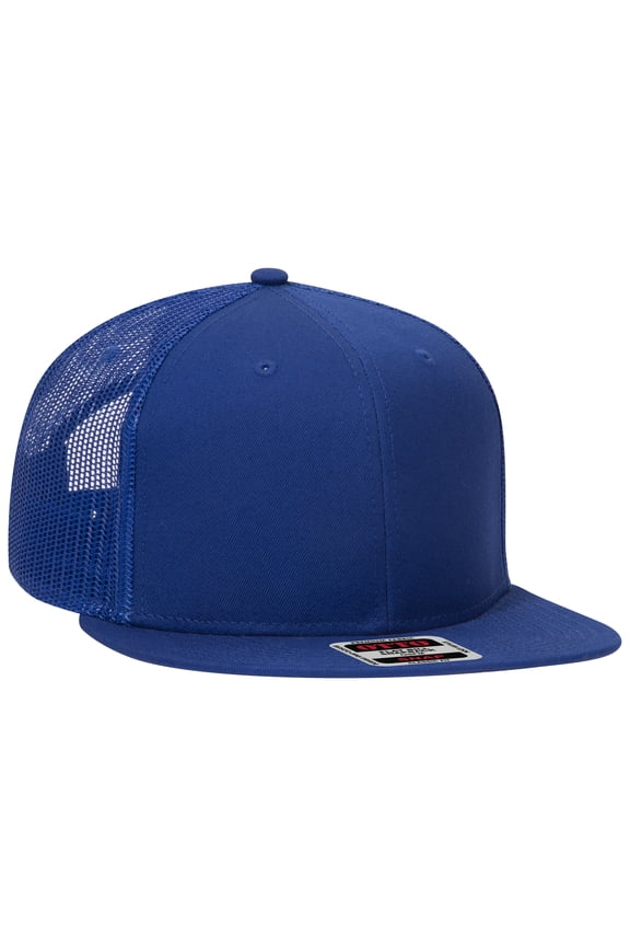 OTTO SNAP 6 Panel Mid Profile Mesh Back Trucker Snapback Hat