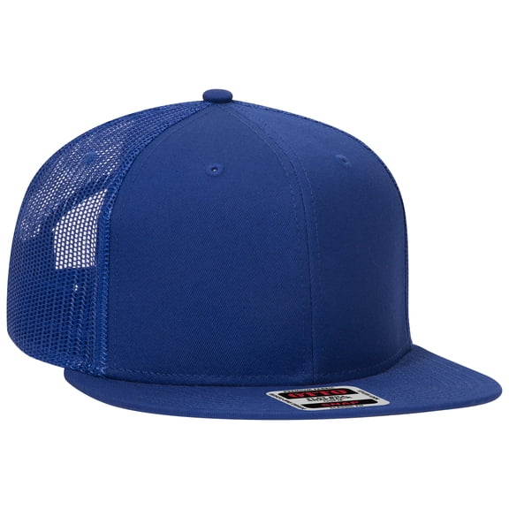 OTTO CAP OTTO SNAP 6 Panel Mid Profile Mesh Back Trucker Snapback Hat