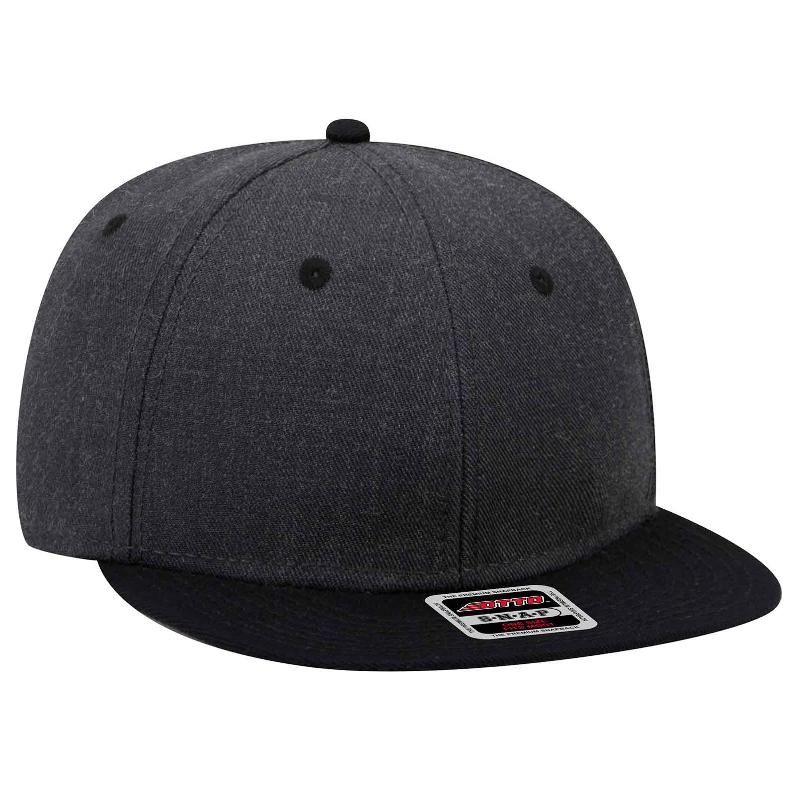 OTTO CAP OTTO SNAP 6 Panel Mid Profile Snapback Hat - Walmart.com