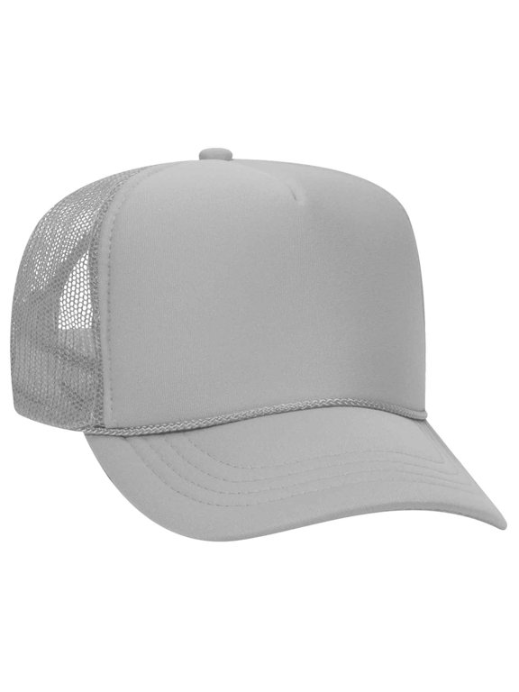 Youth 5 Panel High Crown Mesh Back Trucker Hat