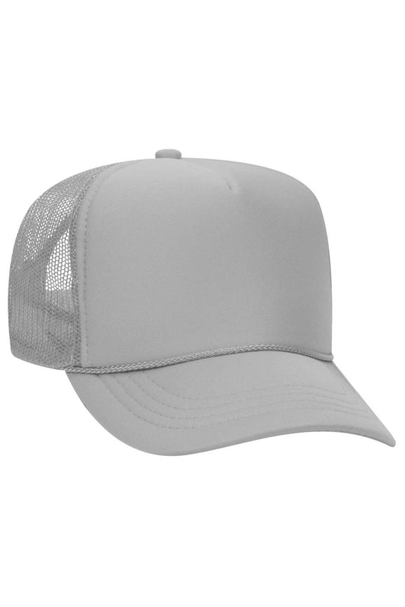 Youth 5 Panel High Crown Mesh Back Trucker Hat