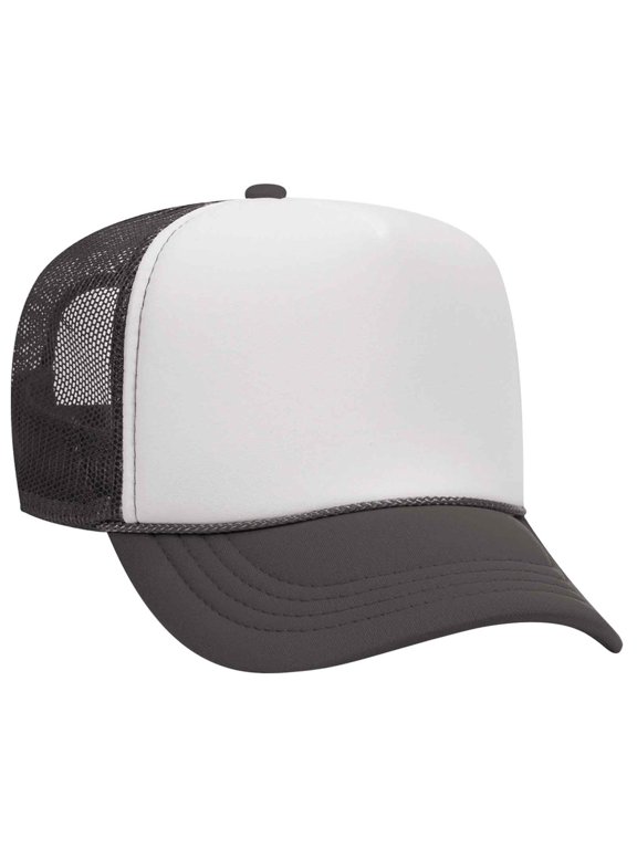Youth 5 Panel High Crown Mesh Back Trucker Hat