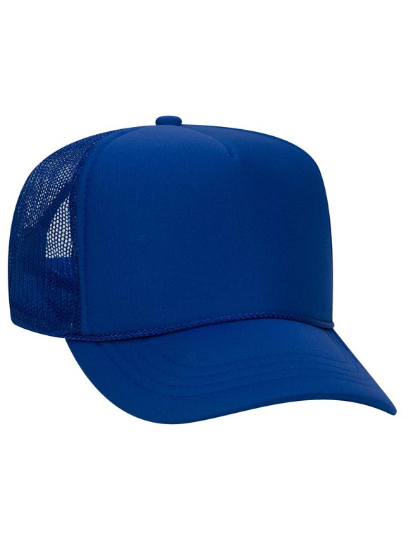 Youth 5 Panel High Crown Mesh Back Trucker Hat