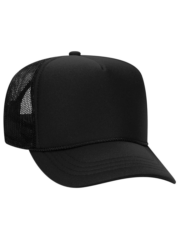 Youth 5 Panel High Crown Mesh Back Trucker Hat
