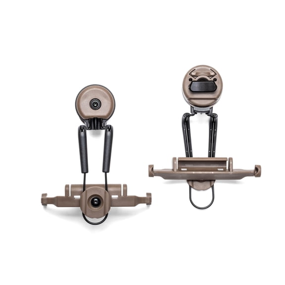 OTTO Engineering NoizeBarrier Helmet Mount, NoizeBarrier TAC, Team Wendy, Flat Dark Earth