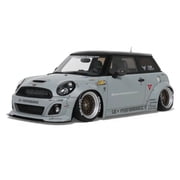 2015 Mini Cooper R56 LB-Works "LB Nation" Gray with Black Top Limited Edition to 999 pieces 1/18 Model Car by Otto Mobile