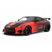 2022 Nissan Z GT4 #23 Black with Red Graphics "2022 SEMA Show" 1/18 Model Car by Otto Mobile