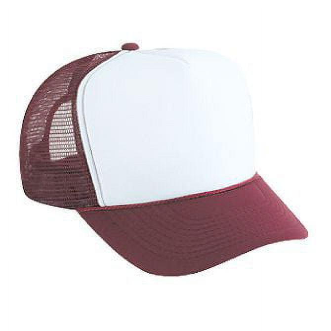 OTTO High Crown Trucker Hat with Polyester Foam Front, 5  display picture 3