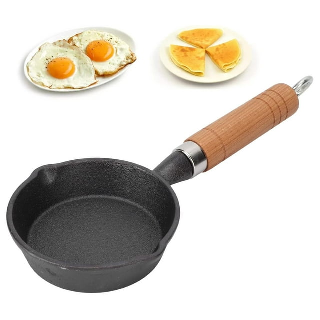 OTTO12306 Mini Egg Frying Pan, Flat Bottomed Pancake Pan, Safe, 10CM
