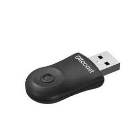 OTTOCAST Mini Flow Wireless CarPlay Android Auto Adapter, One-Click Disconnect, Plug & Play USB Dongle for Factory Wired CarPlay Cars