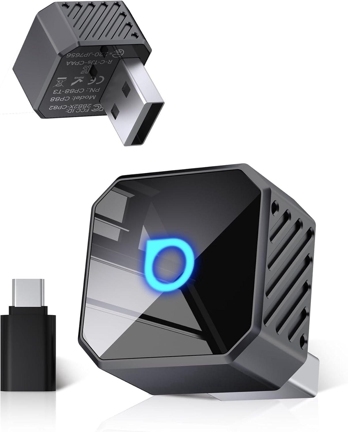 Ottocast Mini Pot 3.0 2-in-1 Wireless CarPlay & Android Auto Adapter ...