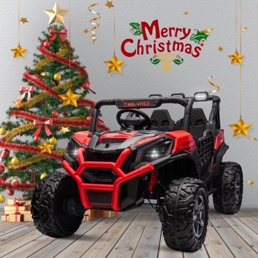 FanttikRide 24V Ride on Toys for Big Kids, 6 Eva Wheels UTV, 4x75W 5 ...
