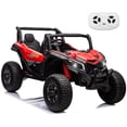 thumbnail image 1 of OTTORD 4-Wheel Drive 4.5 mph 24 V Powered Ride-Ons, Red, 1 of 7