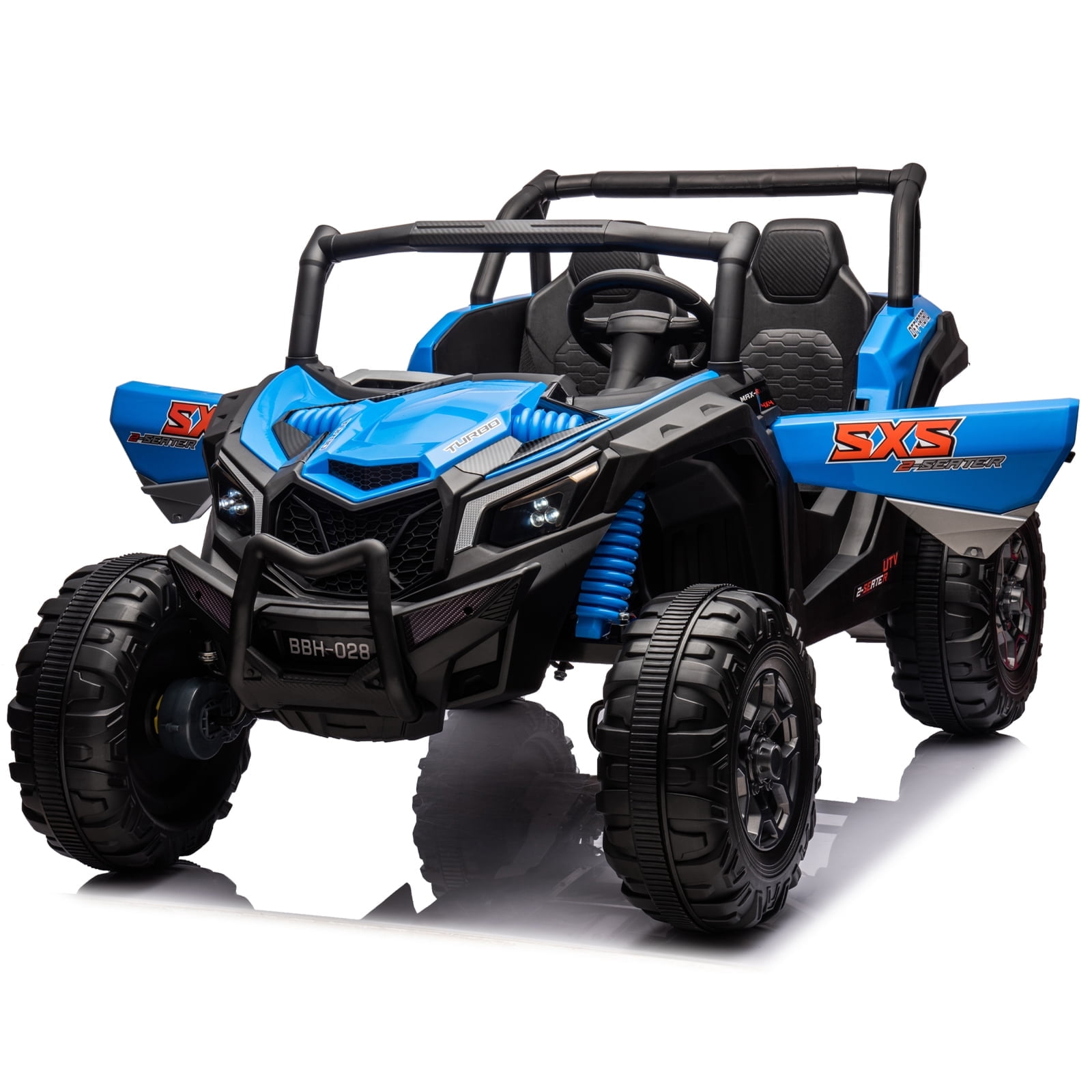 Child's Car Ridable OTTORD 24V Battery Powered Rideable UTV Toy Car, 2 Seater 4x4 Vehicle ...