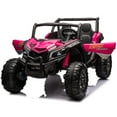 thumbnail image 1 of OTTORD Remote Controlled Kids Powered Ride-Ons with LED Lights, Pink, 1 of 8
