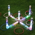 OTTORD LED Ring Toss Games for Kids & Adults Indoor/Outdoor Easy
