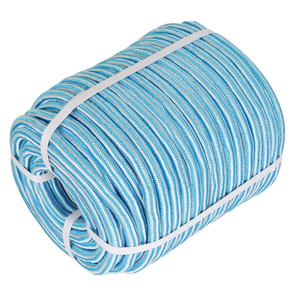 OTTULUR 1/2 "x 200'24 Strand Braided Rope (Blue and White) 8000 LBS Tensile Strength