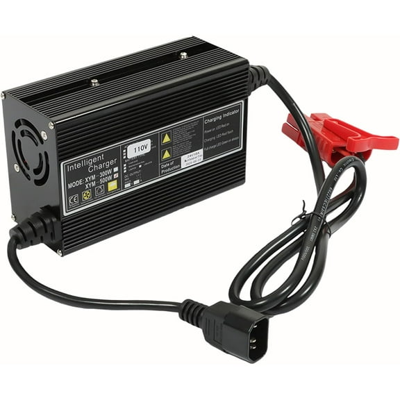 OTTULUR 24 Voltage 10 Amps, with SB120 120A Red Connector Battery Charger,with Pallet Jack Fit for Floor Scrubbers