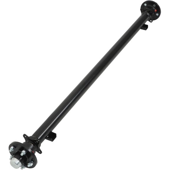 OTTULUR 3500Lbs Trailer Axle 5 Lug 4.5 Inch Axle 61 Inch Hub Face 48 Inch Wide Frame