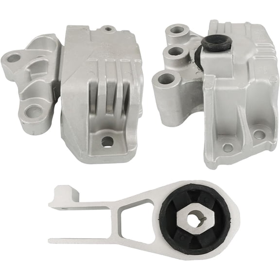 OTTULUR 3Pcs Engine Mounts and Transmission Mount Set Replacement for Renegade Fiat 500X L4-2.4L