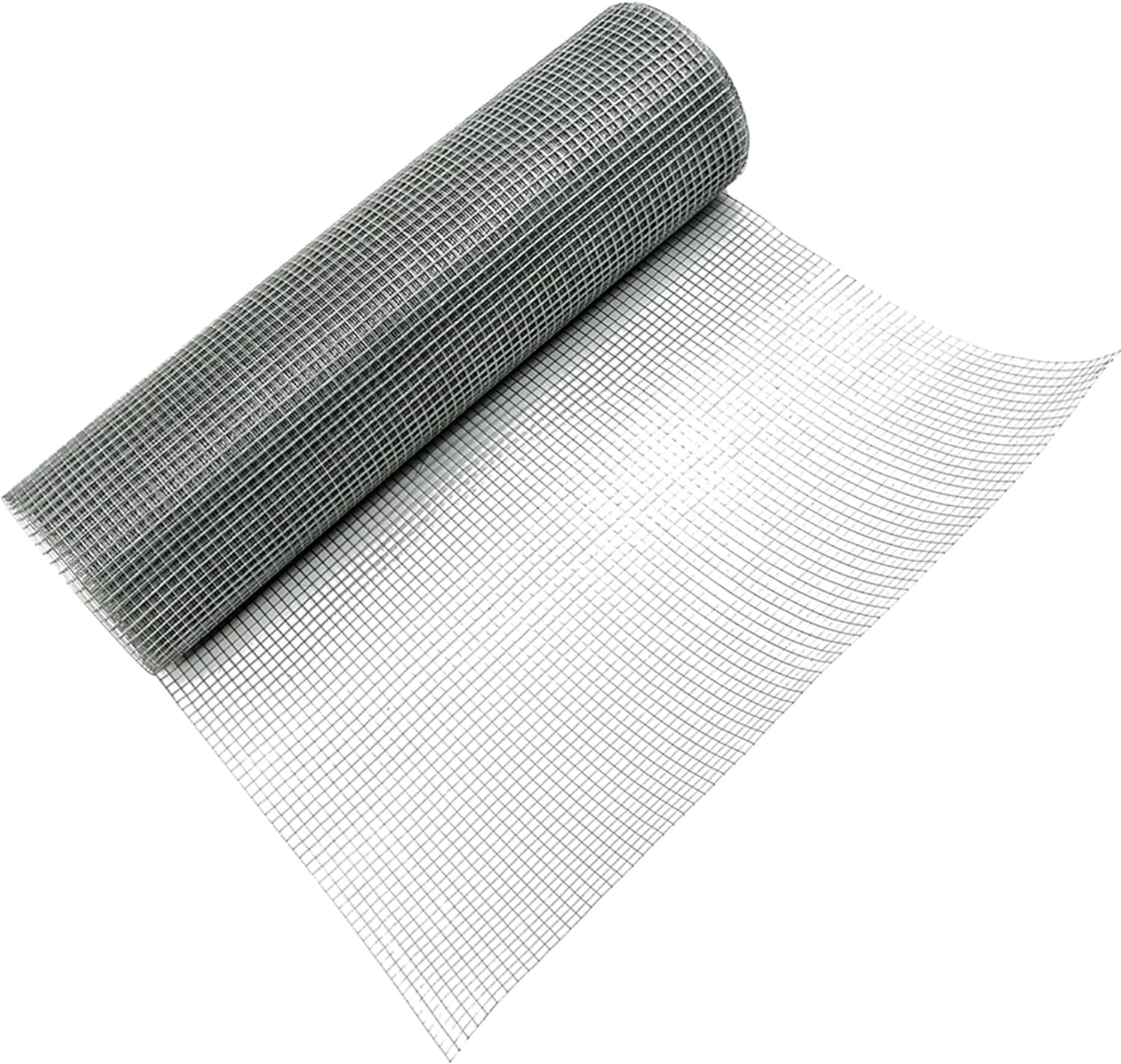 1/2 inch 48 x 50 ft 19-Gauge Black Vinyl Coated Welded Wire Mesh Fencing Chicken Wire Garden Fencing Roll BSA1122C059 - The Home Depot