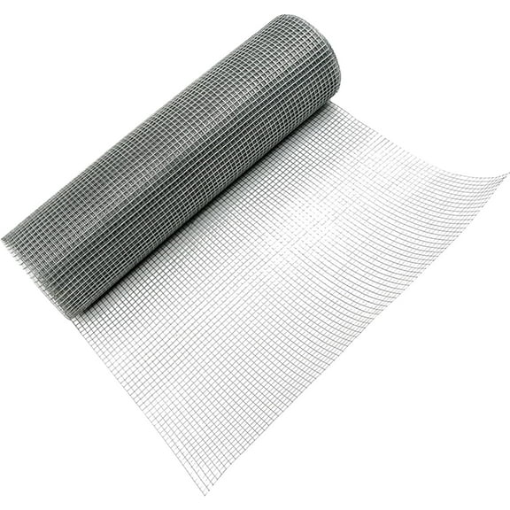 OTTULUR 48"x100' 19 Gauge Hardware Galvanized Welded Wire Mesh Chicken Poultry Fence