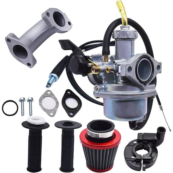 OTTULUR 48mm Carburetor Replacement for Honda CRF70F 2004-2012 XR70R 1998-2003 Carb with Air Filter, Intake and Throttle Cable