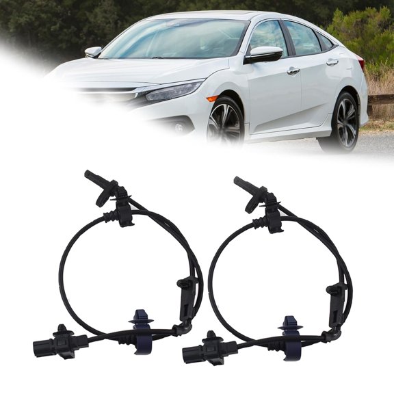 OTTULUR 57450-SNA-003 57455-SNA-003 2Pcs Wheel Speed Sensor Front Left Right Replacement for Civic 2006-2010