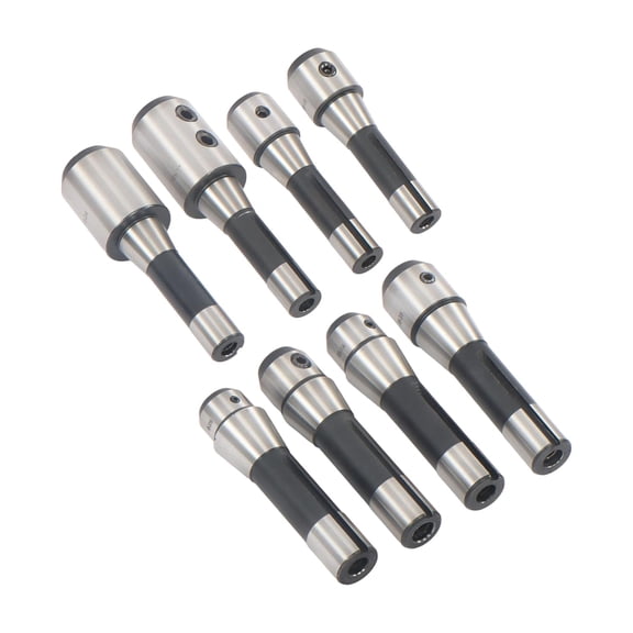 OTTULUR 8 PCS Precision R8 End Mill Tool Holder Set (3/16"-1") for Milling Machine