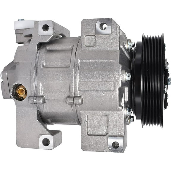 OTTULUR AC Compressor & A/C Clutch, A/C Ports 4 Grooves Replacement for 2007-2012 Nissan Altima Sentra 2.5L CO 10886C 68664 98664