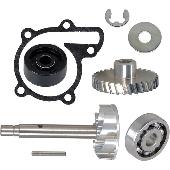 OTTULUR Billet Aluminum Water Pump Gear and Impeller Bearing and Seal Replacement for Yamaha banshee 1987-2006