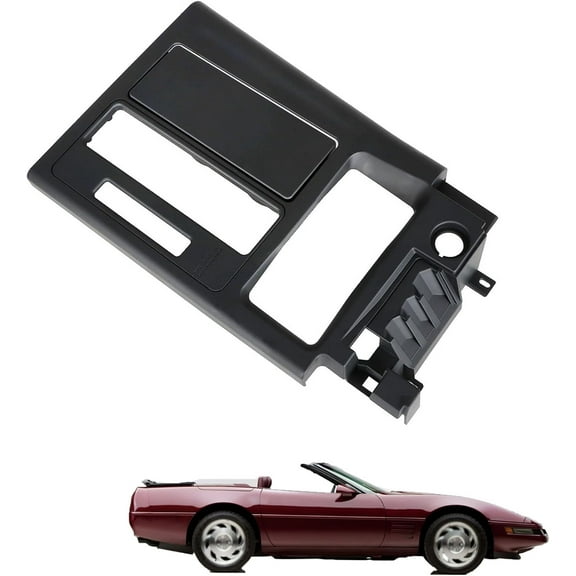 OTTULUR Black Automatic Shift Plate Console Panel Replacement for 1994-1996 Corvette C4 10265546