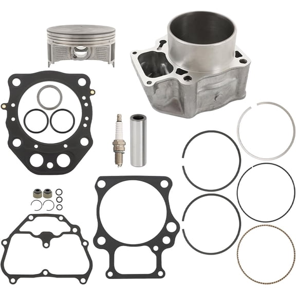 OTTULUR Cylinder Piston Gasket Top End Kit 12100-HR6-B00 13101-HR6-B00 Replacement for Pioneer 520 Foreman 500 Foreman Rubicon 500 TRX520 2020-2024
